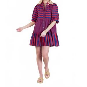 NEW EMILY MCCARTHY sadie dress in americano stripe